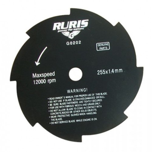 Ruris 8 fogas vágótárcsa 255mm